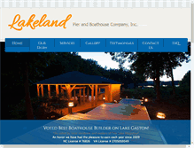 Tablet Screenshot of lakelandpier.com